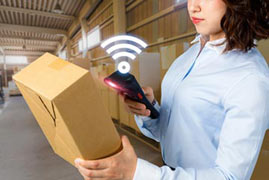 Bild einer RFID Anwendung in der Logistik